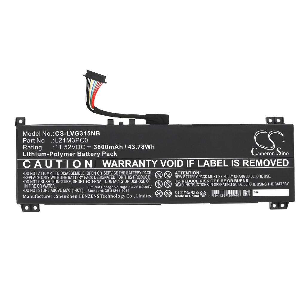 Batterie Sostituisce L21L3PC0