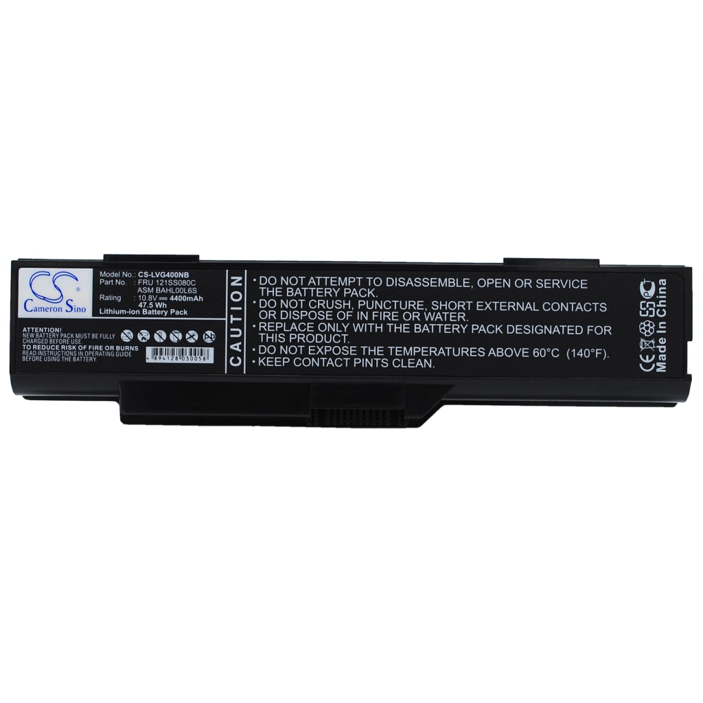 Sostituzione della batteria compatibile per LENOVO ASM BAHL00L6S,BAHL00L65,FRU 121SS080C