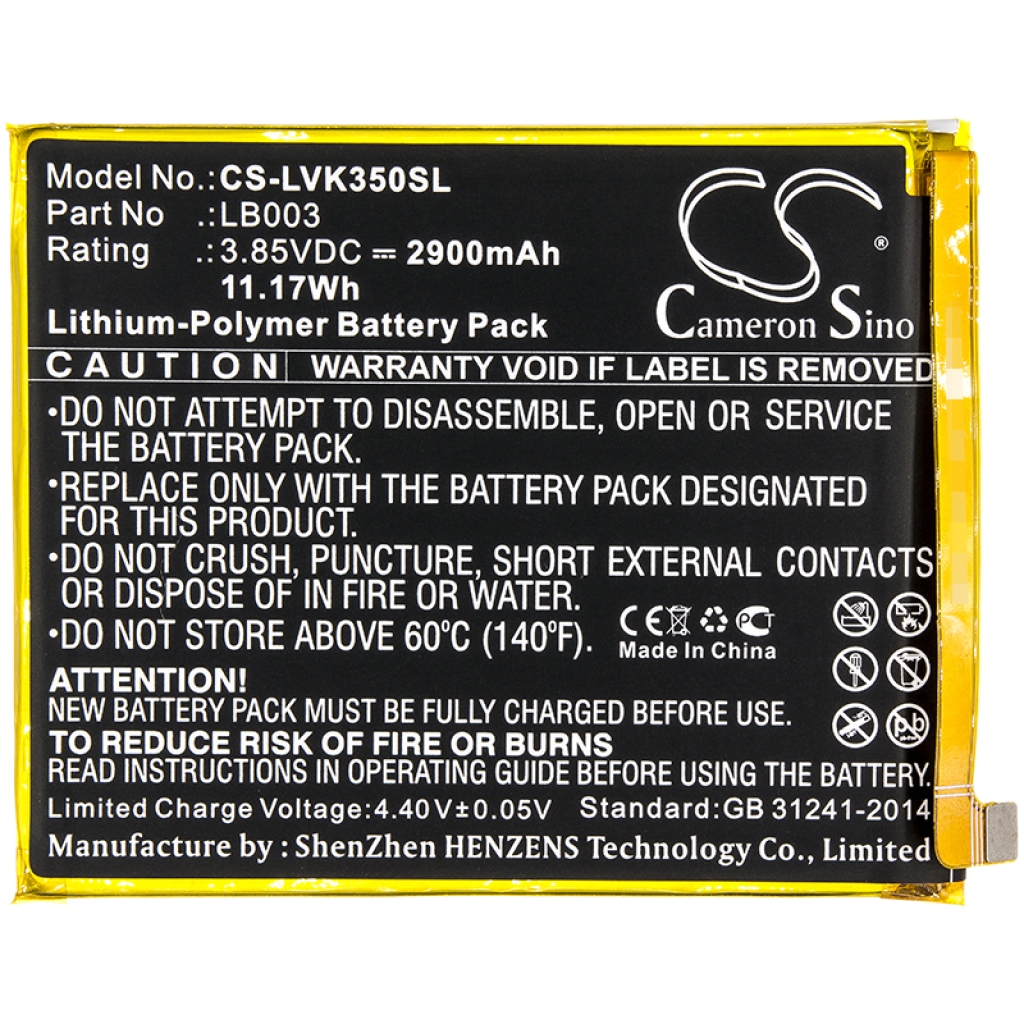 Batterie Sostituisce LB003