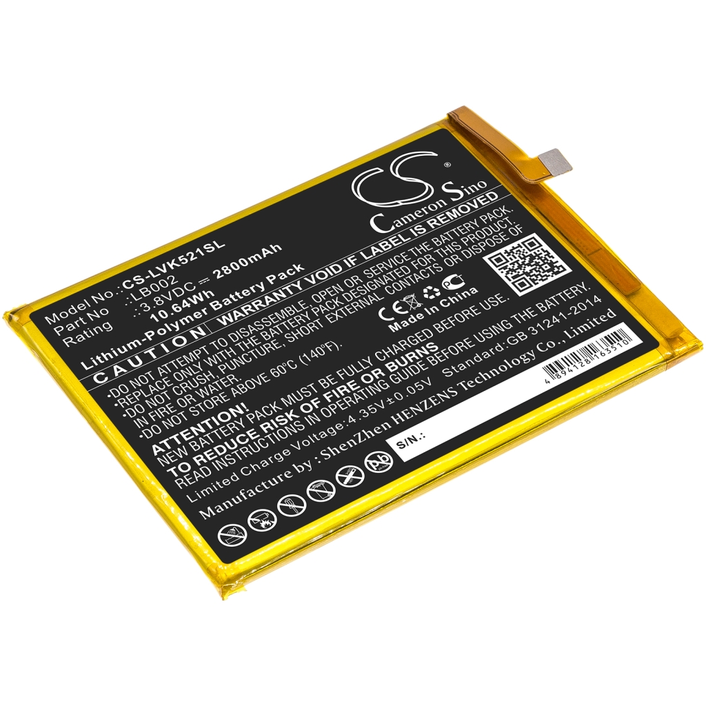 Sostituzione della batteria compatibile per LENOVO LB002