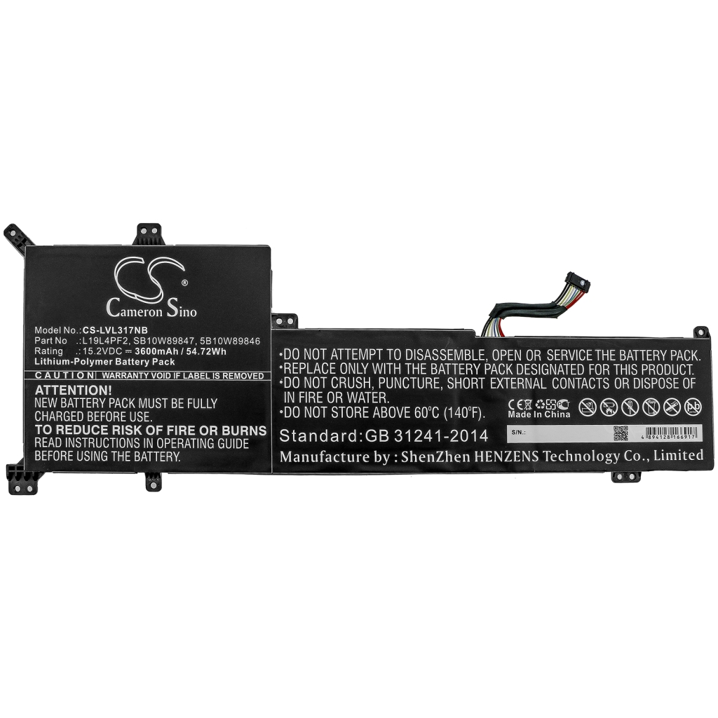 Battery Replaces 5B10W89846