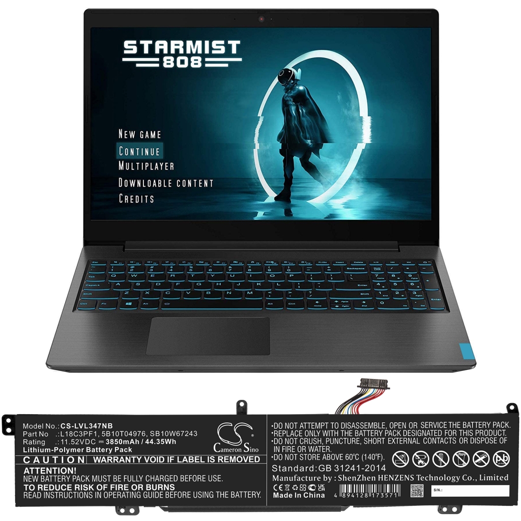 Lenovo Ideapad L340-17irh Gaming