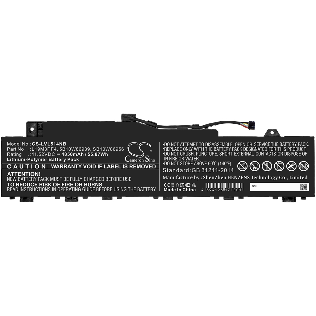 Batteria notebook Lenovo ideapad 5-14ARE05 81YMCTO1WW