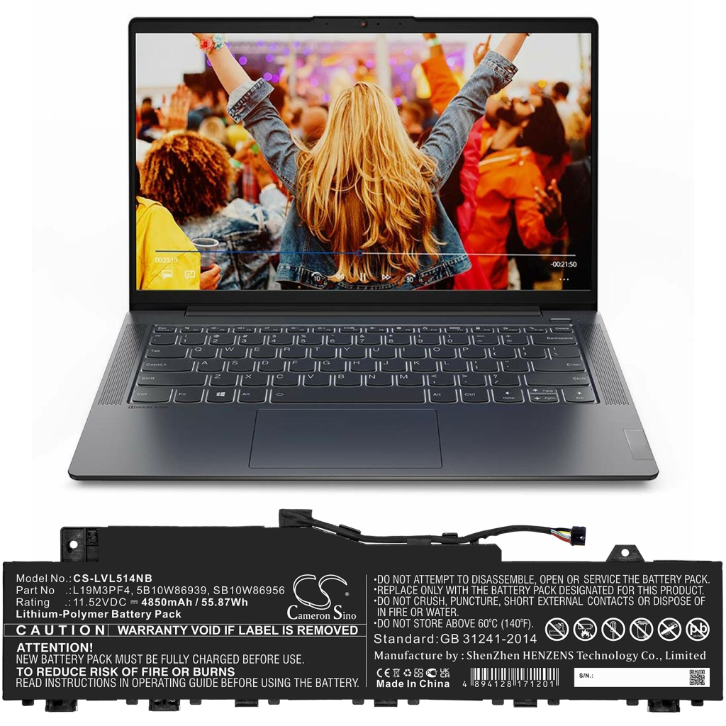 Batteria notebook Lenovo ideapad 5-14ARE05 81YMCTO1WW