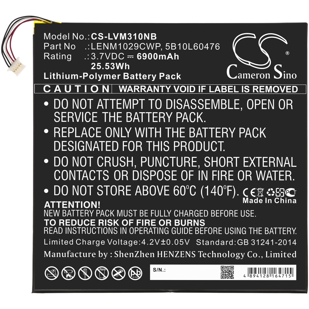 Batterie Sostituisce 5B10L60476