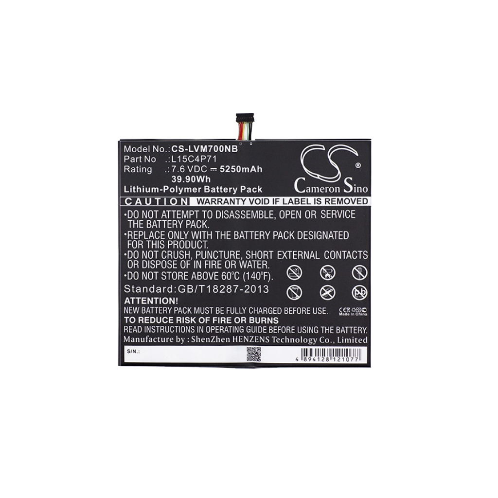 Sostituzione della batteria compatibile per LENOVO L15C4P71,L15L4P71