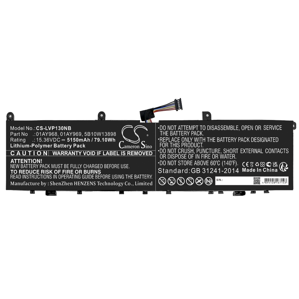 Batteria notebook Lenovo ThinkPad P1 2019