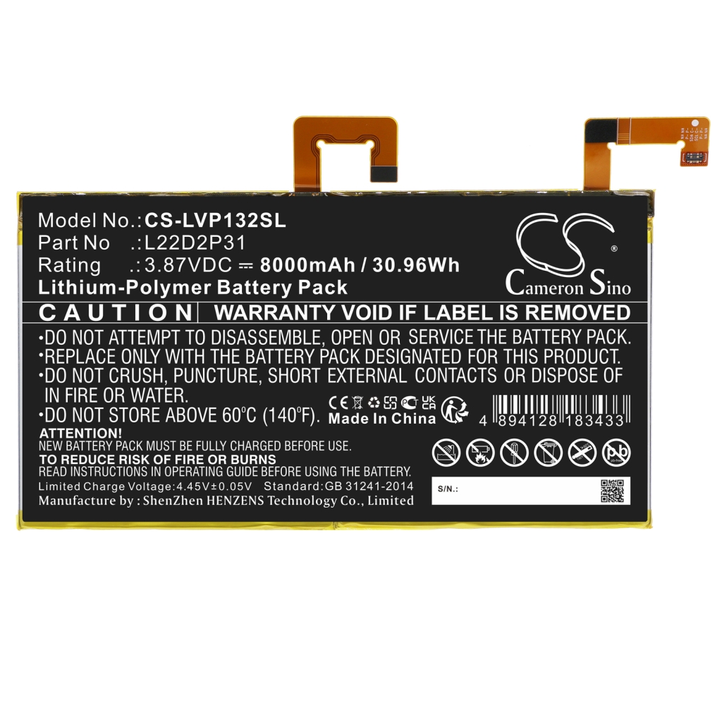 Sostituzione della batteria compatibile per LENOVO L22D2P31