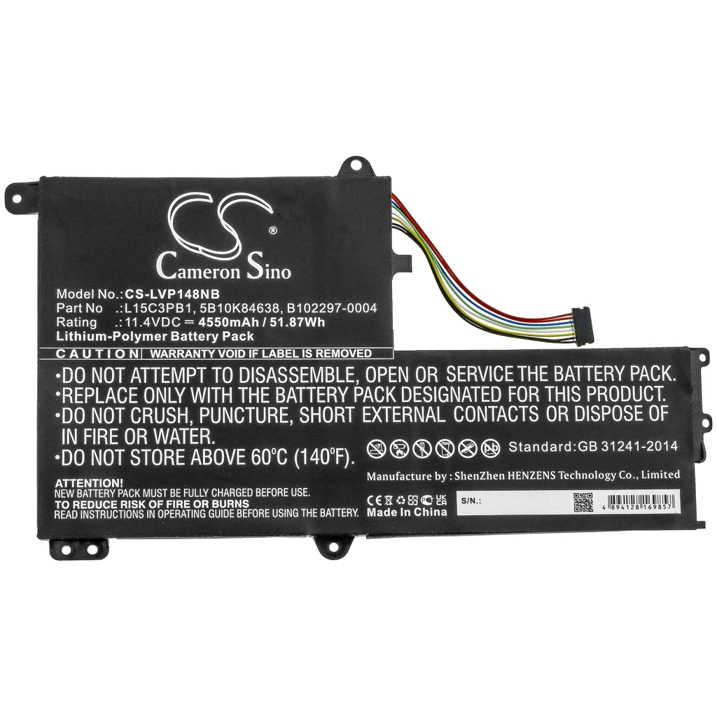 Batterie Sostituisce B102297-0004