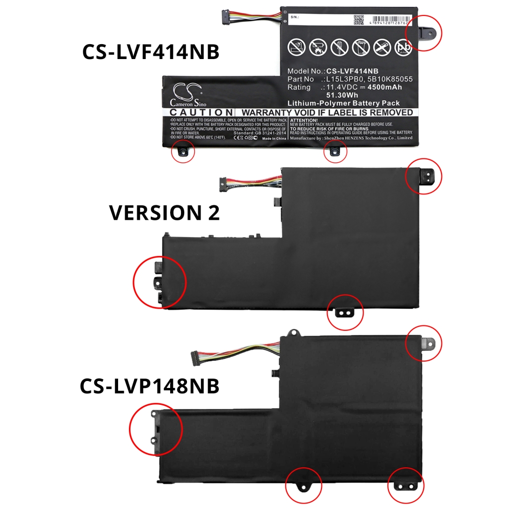 Batterie Sostituisce L15M3PB0