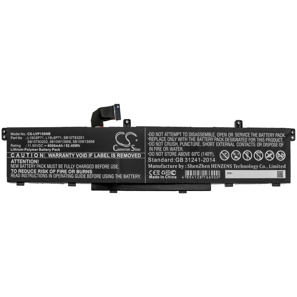 Batterie Sostituisce 5B10W13958