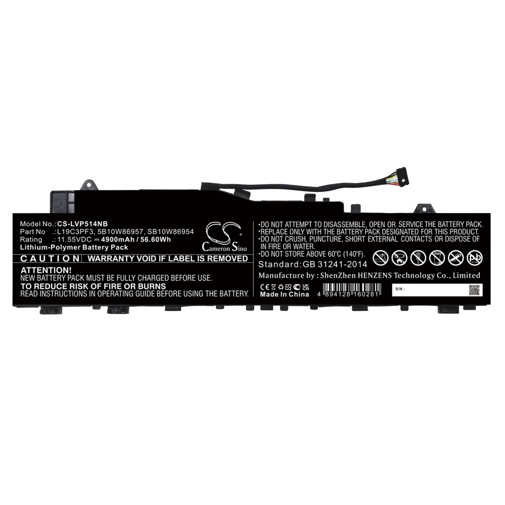 Battery Replaces 5B10W86957