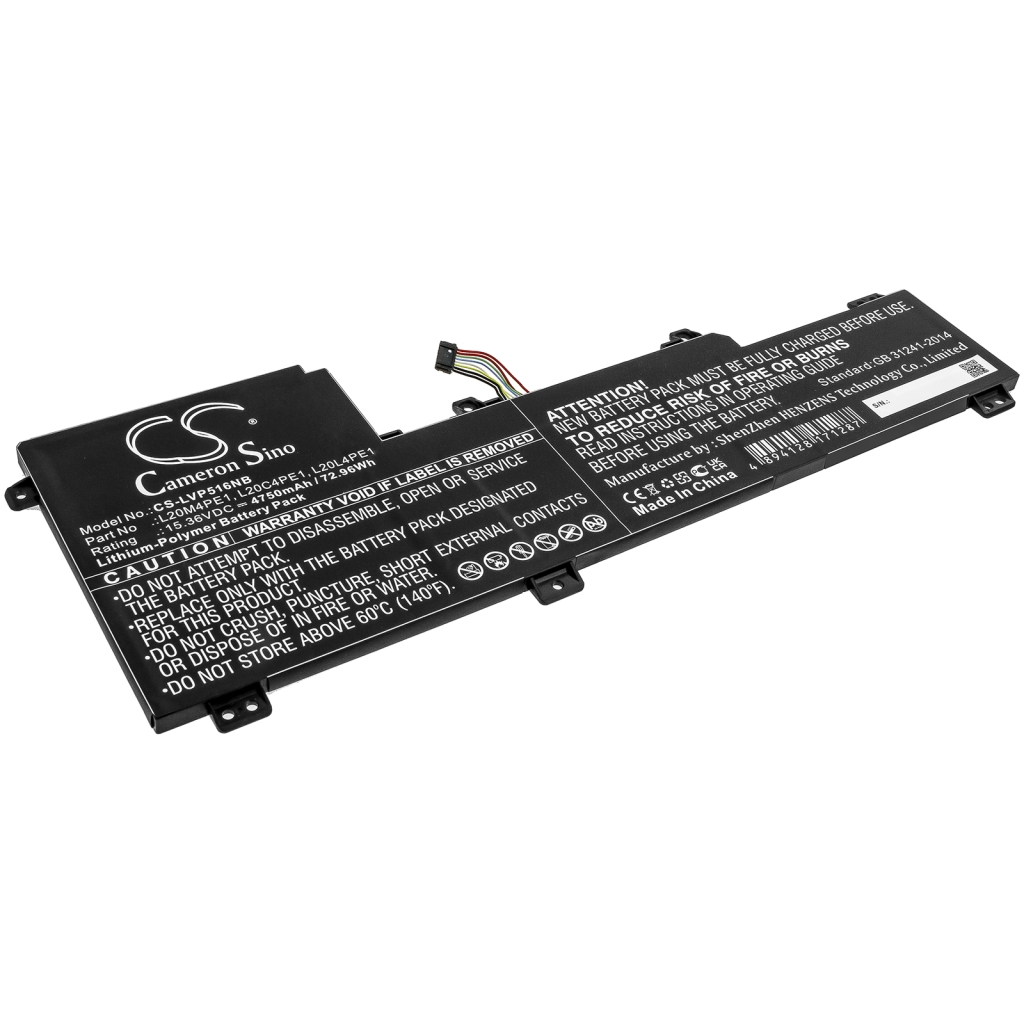 Sostituzione della batteria compatibile per LENOVO L20C4PE1,L20L4PE1,L20M4PE1