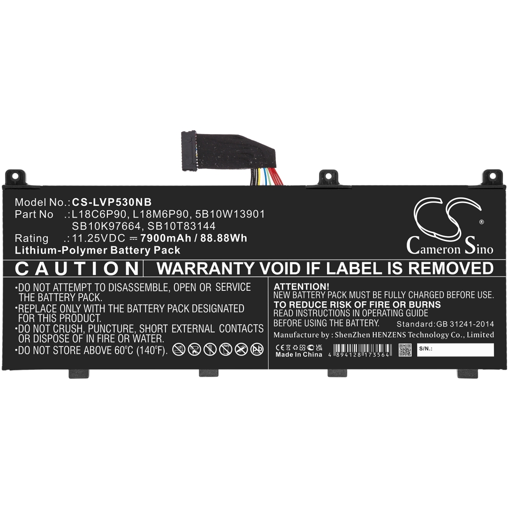 Battery Replaces 5B10W13901