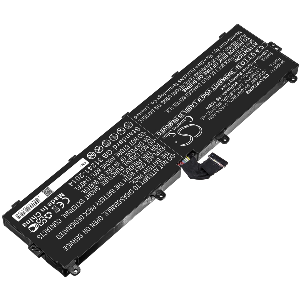 Batterie Sostituisce L17M6P52