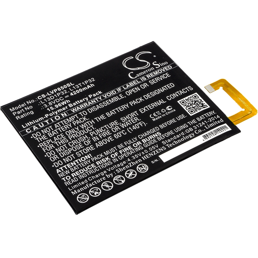 Sostituzione della batteria compatibile per LENOVO L13D1P32,L13T1P32