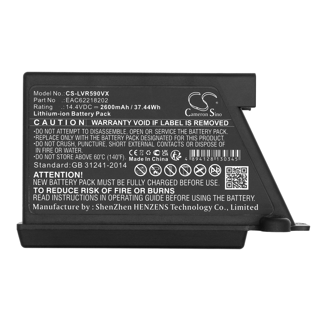 Vacuum Battery Lg VR 6440 LV