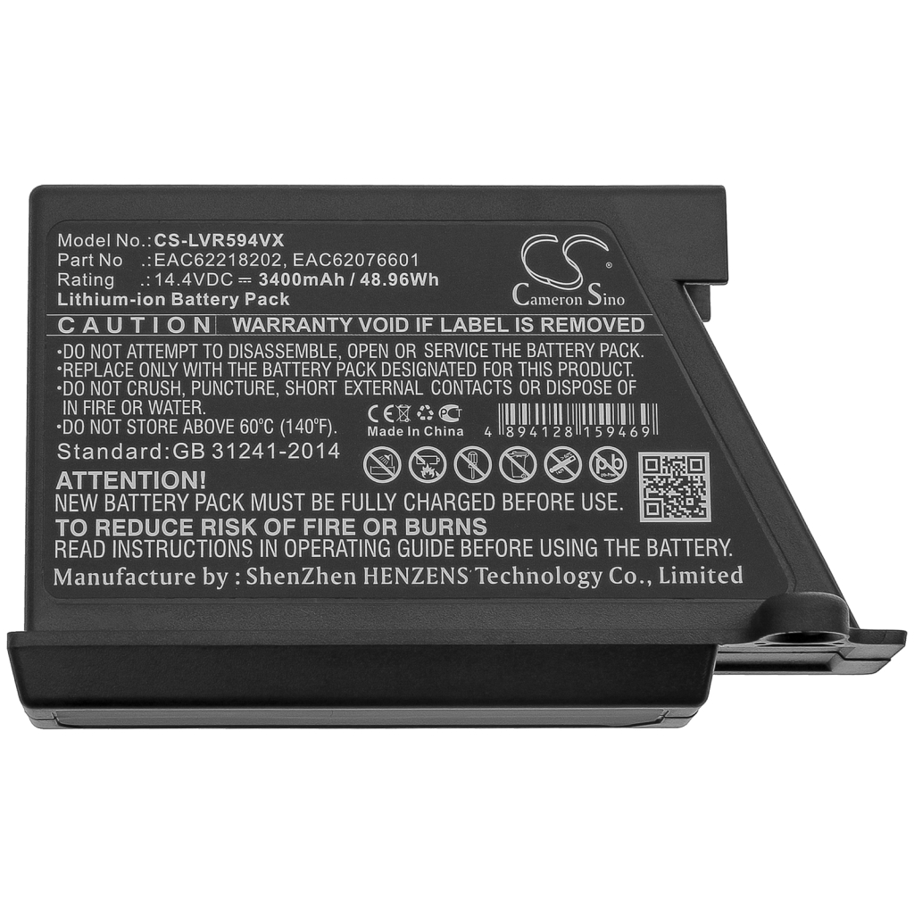 Vacuum Battery Lg VR 6640 LV