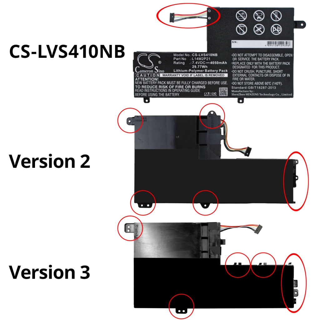 Batteria notebook Lenovo Yoga 500-14IBD