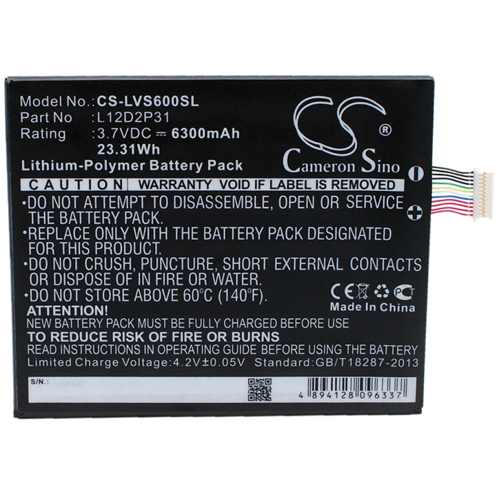 Sostituzione della batteria compatibile per LENOVO L11C2P31,L11M2P31,L12D2P31