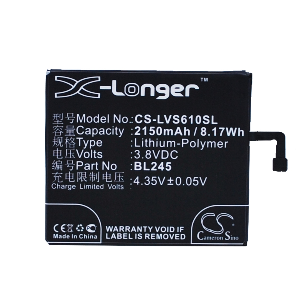 Batteria del telefono cellulare Lenovo S60