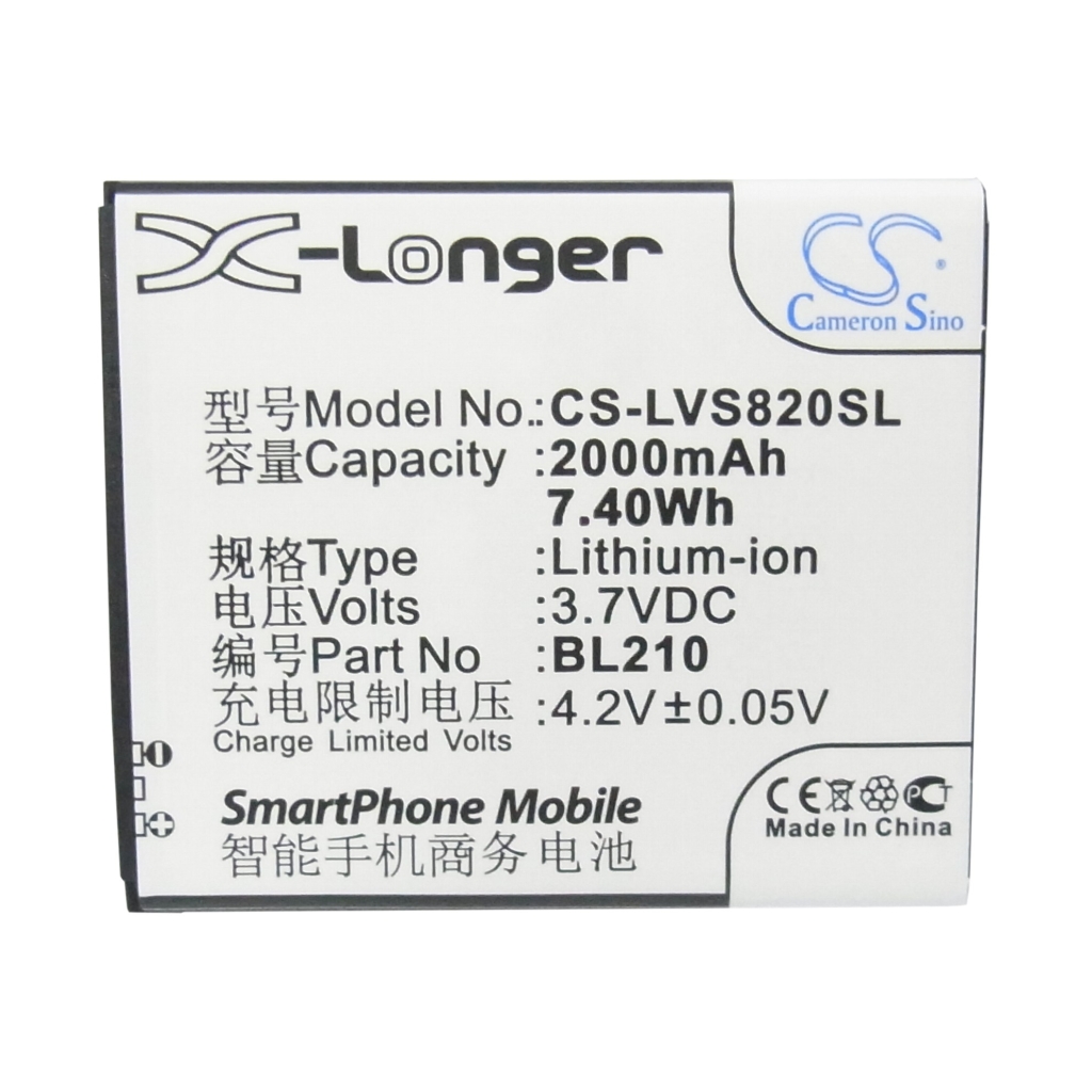 Batteria del telefono cellulare Lenovo A656