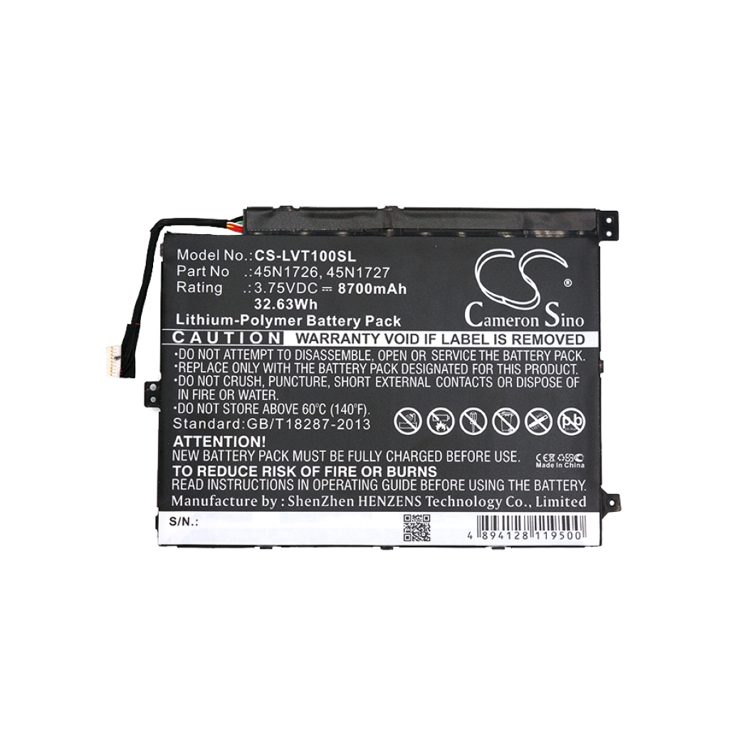 Tablet Battery Lenovo CS-LVT100SL