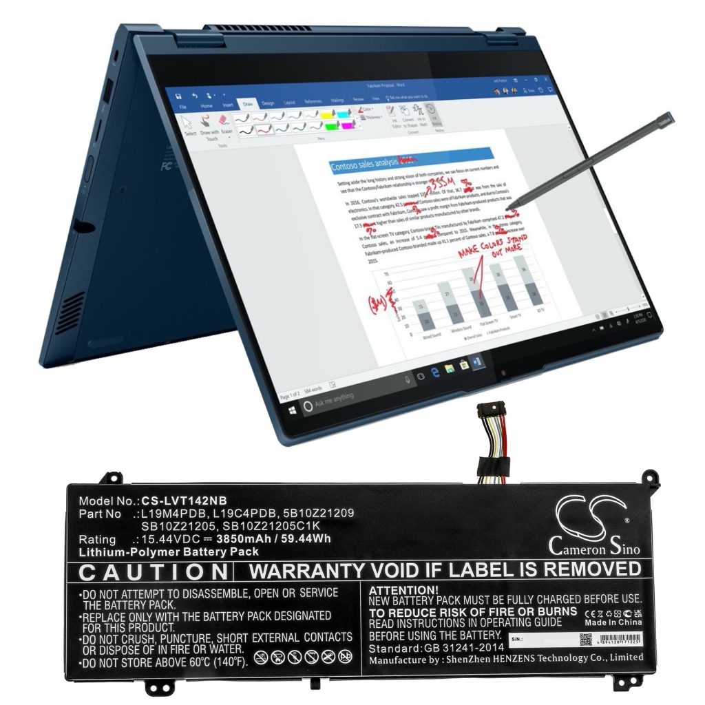 Battery Replaces L19C4PDB