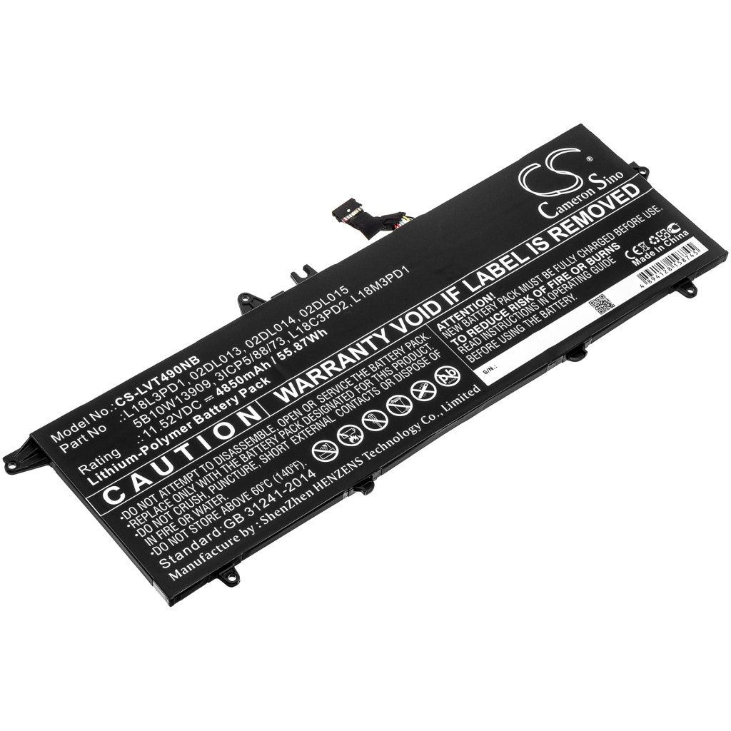 Battery Replaces 5B10W13910