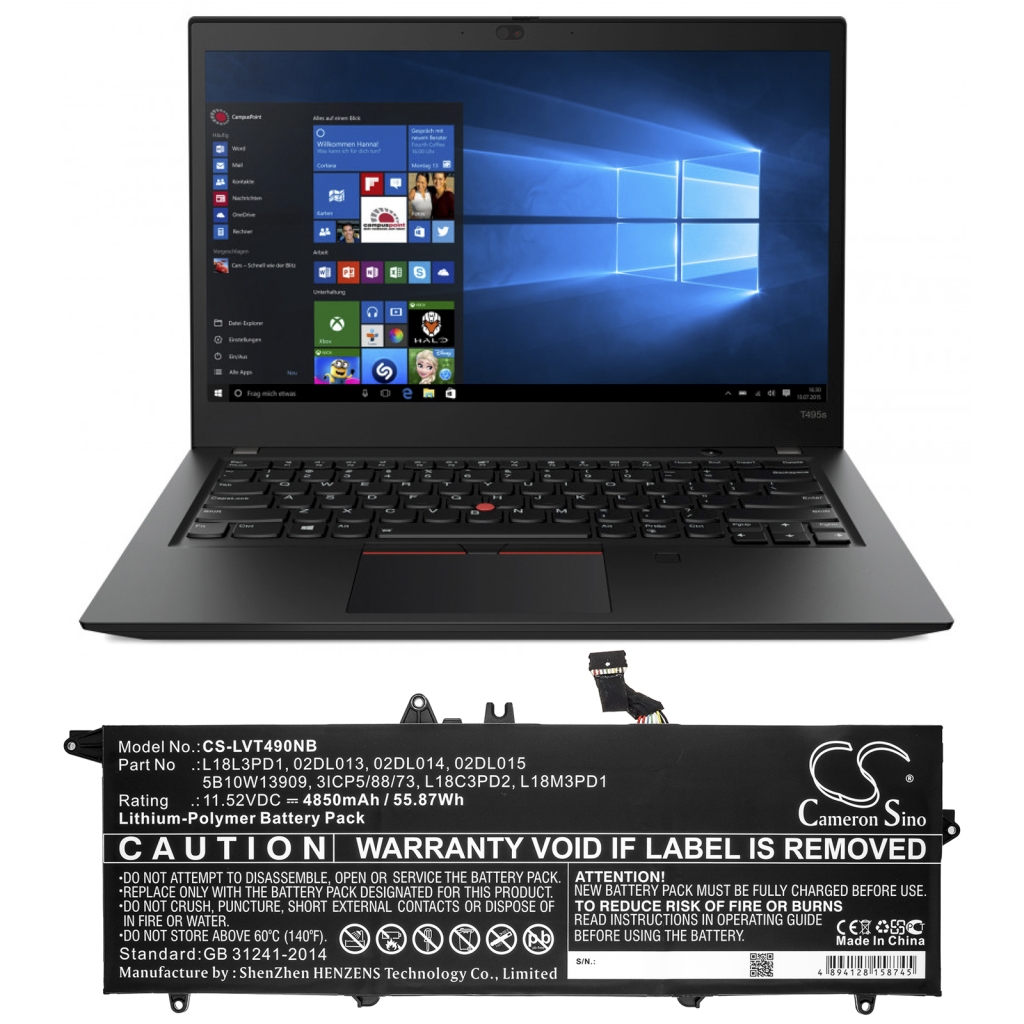 Lenovo ThinkPad T495s-20QKS01E00