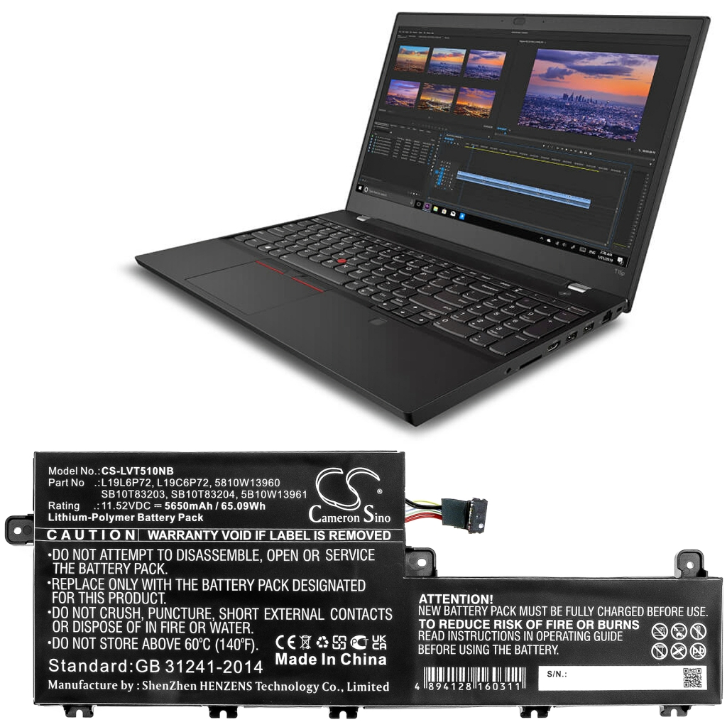 Batteria notebook Lenovo CS-LVT510NB