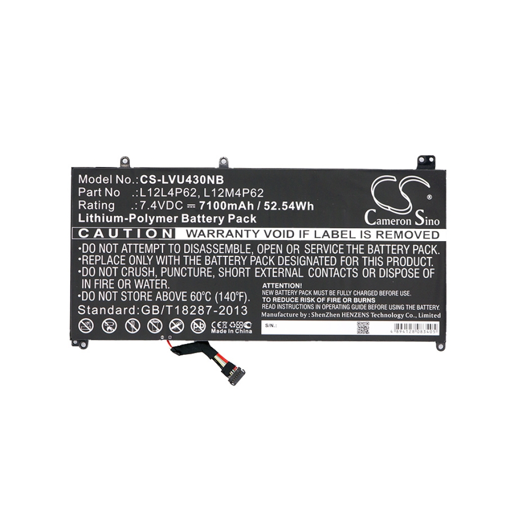 Batterie Sostituisce L12L4P62