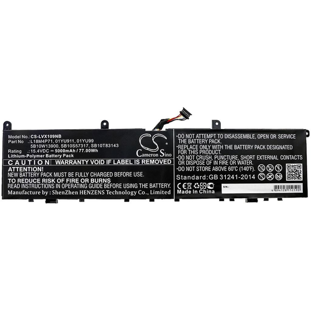 Batteria notebook Lenovo ThinkPad P1 2019