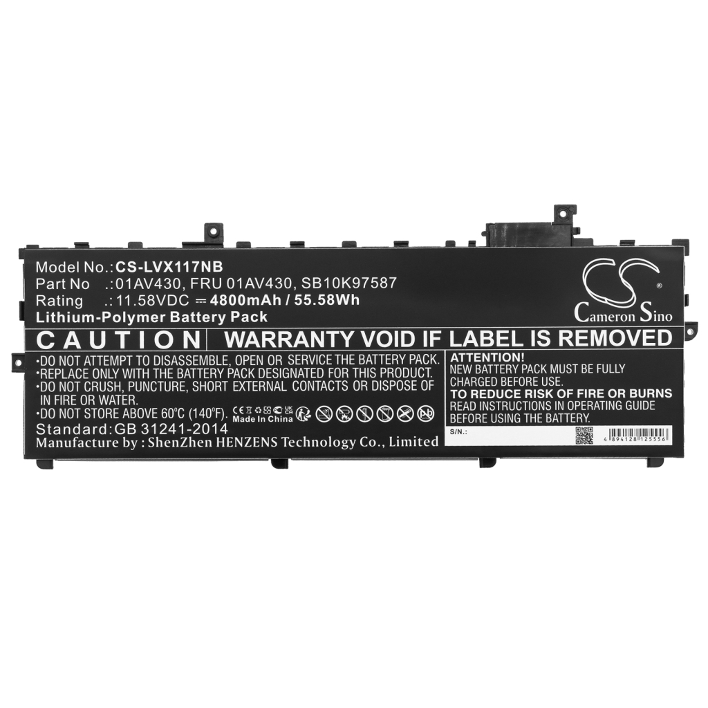 Battery Replaces 01AV494