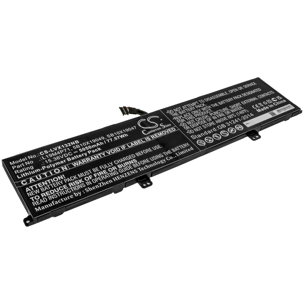 Sostituzione della batteria compatibile per LENOVO 5B10X19049,L19M4P71,SB10X19047