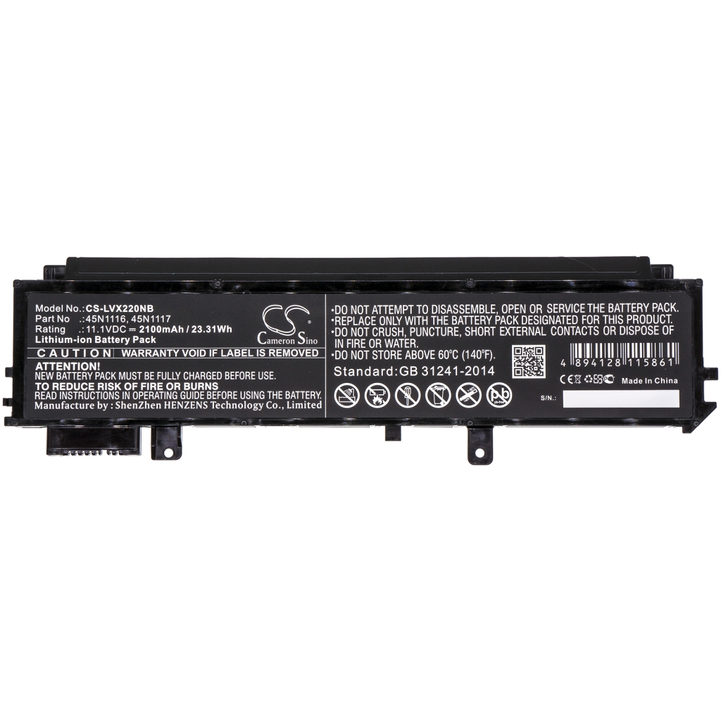 Sostituzione della batteria compatibile per LENOVO 45N1116,45N1117