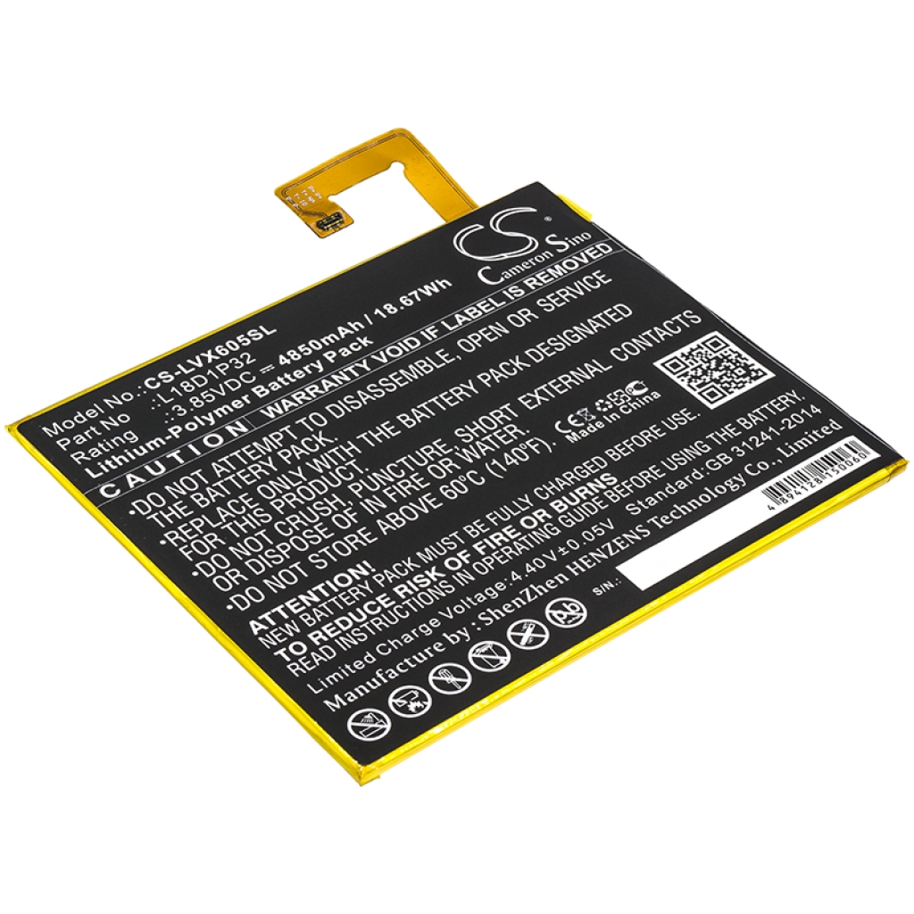 Tablet Battery Lenovo CS-LVX605SL