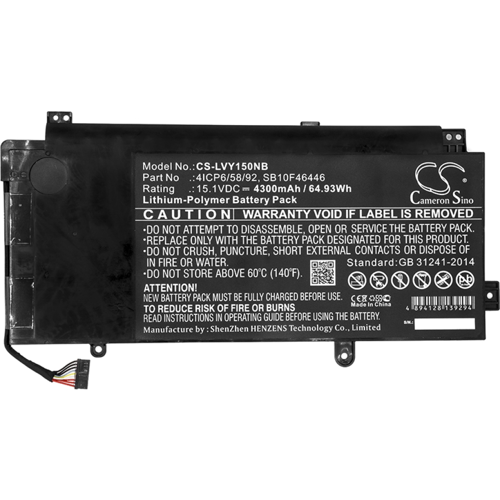 Batterie Sostituisce 00HW008