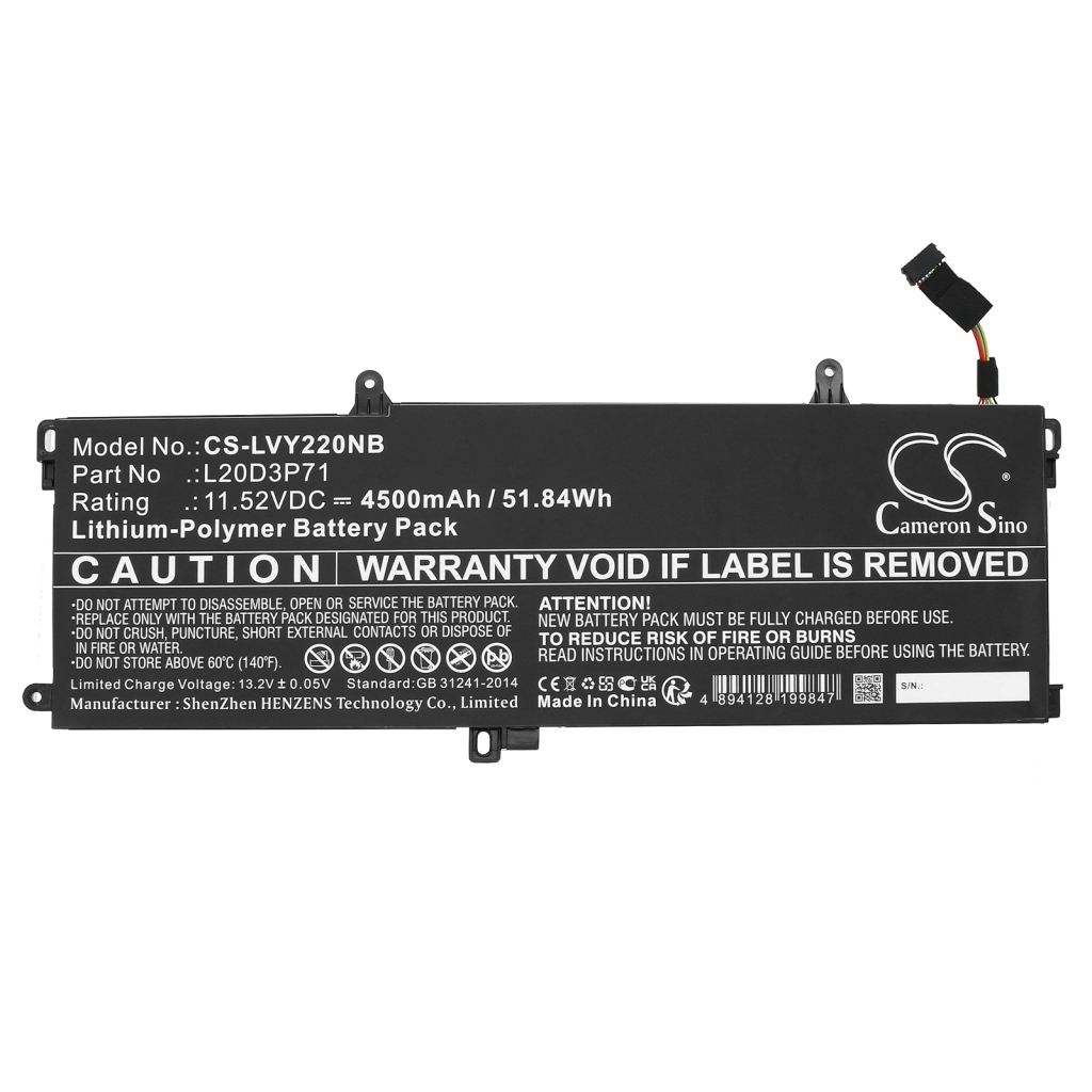 Batterie Sostituisce 5B10W51823