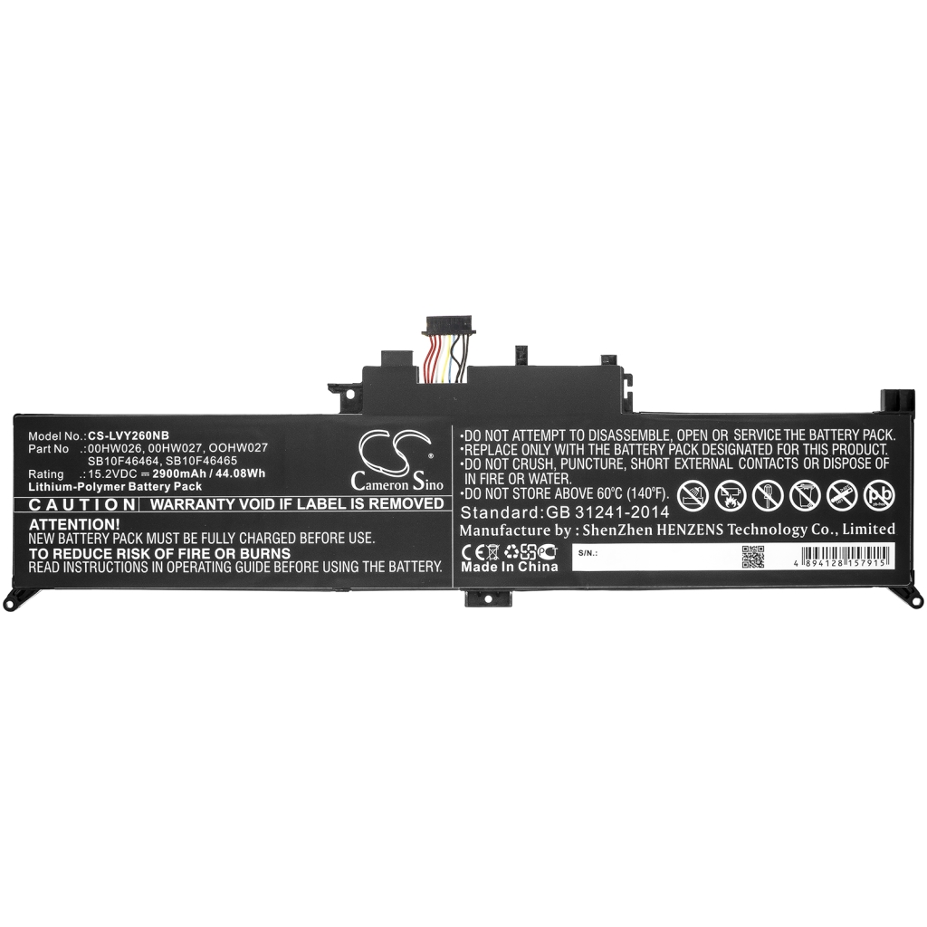 Batterie Sostituisce SB10F46464