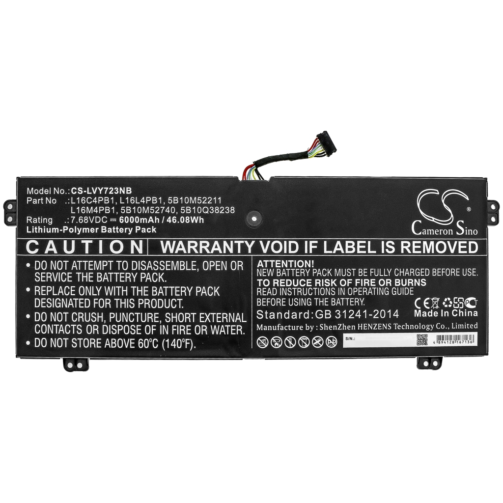 Battery Replaces 5B10Q38238