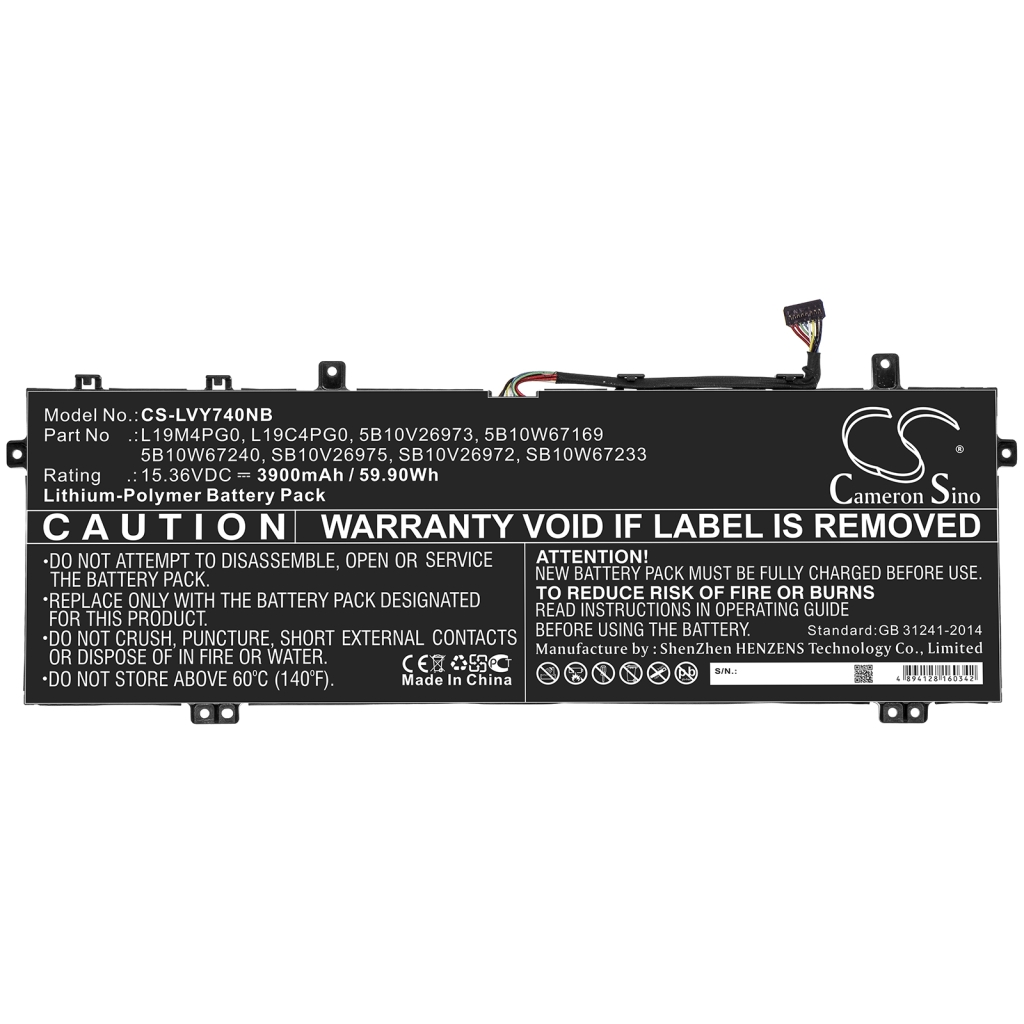 Batterie Sostituisce L19C4PG0