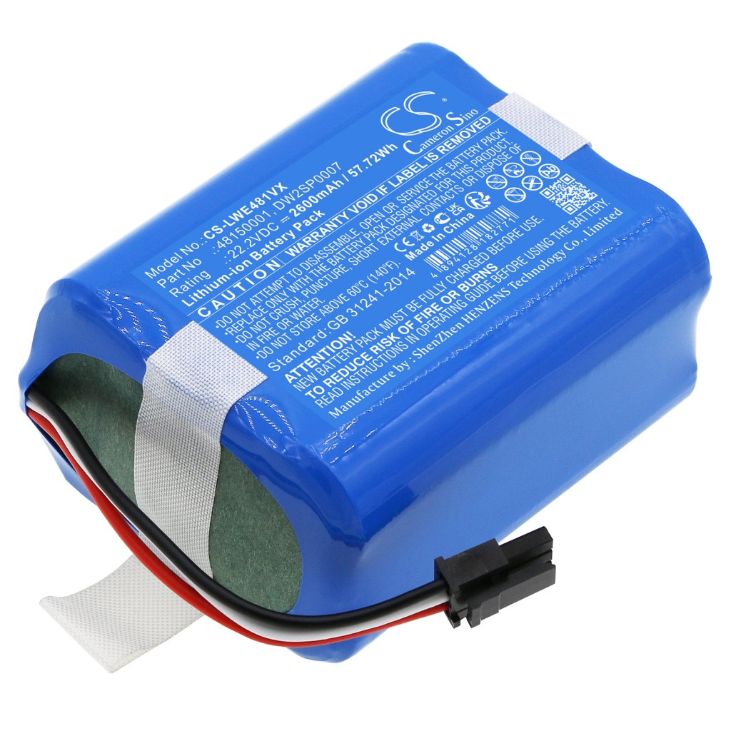 Sostituzione della batteria compatibile per Lawn expert 48150001,DW2SP0007