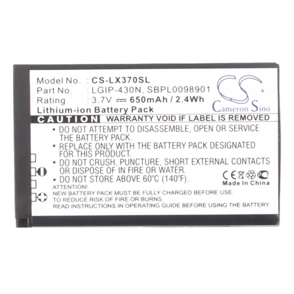 Batteria del telefono cellulare LG LN240