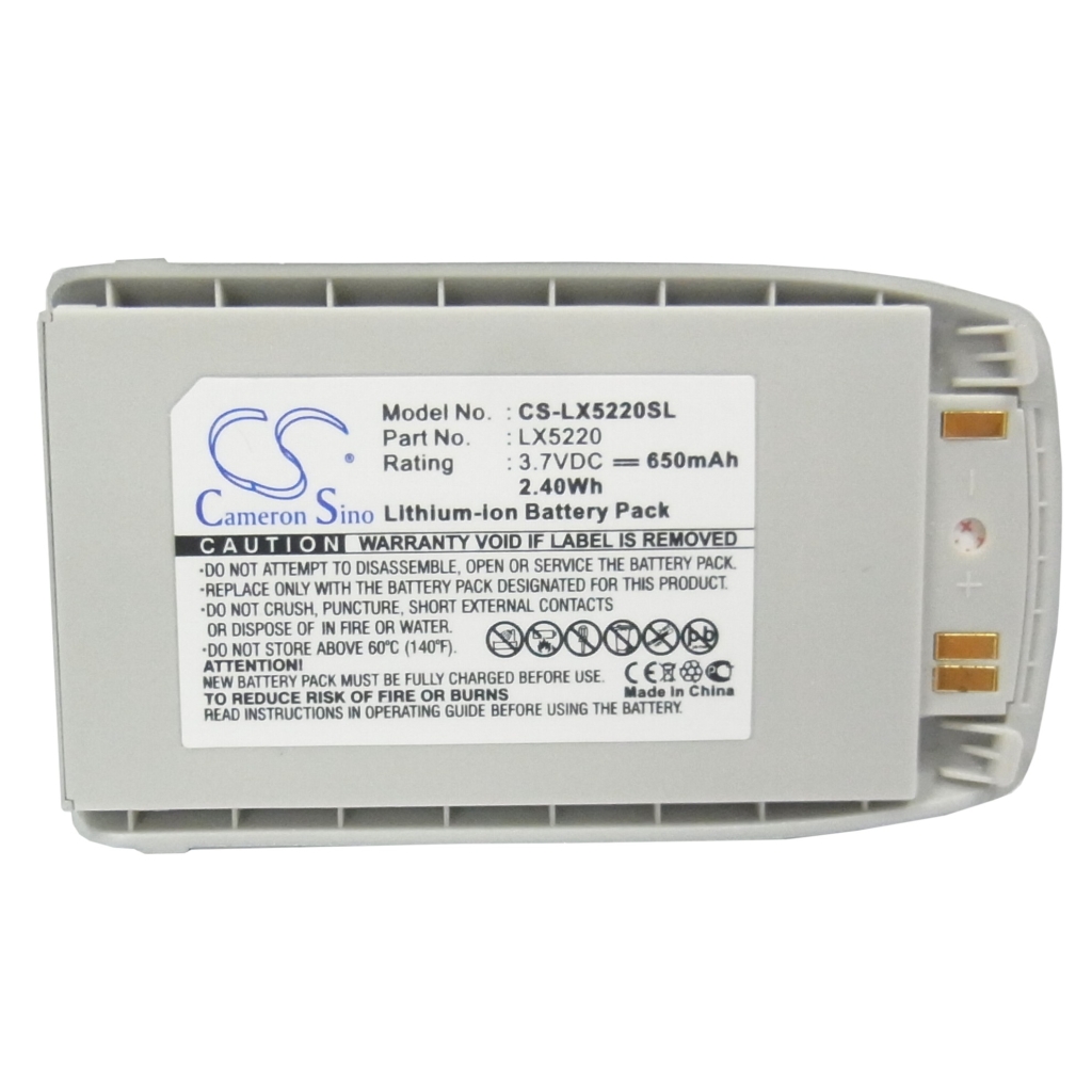 Batteria del telefono cellulare LG CS-LX5220SL