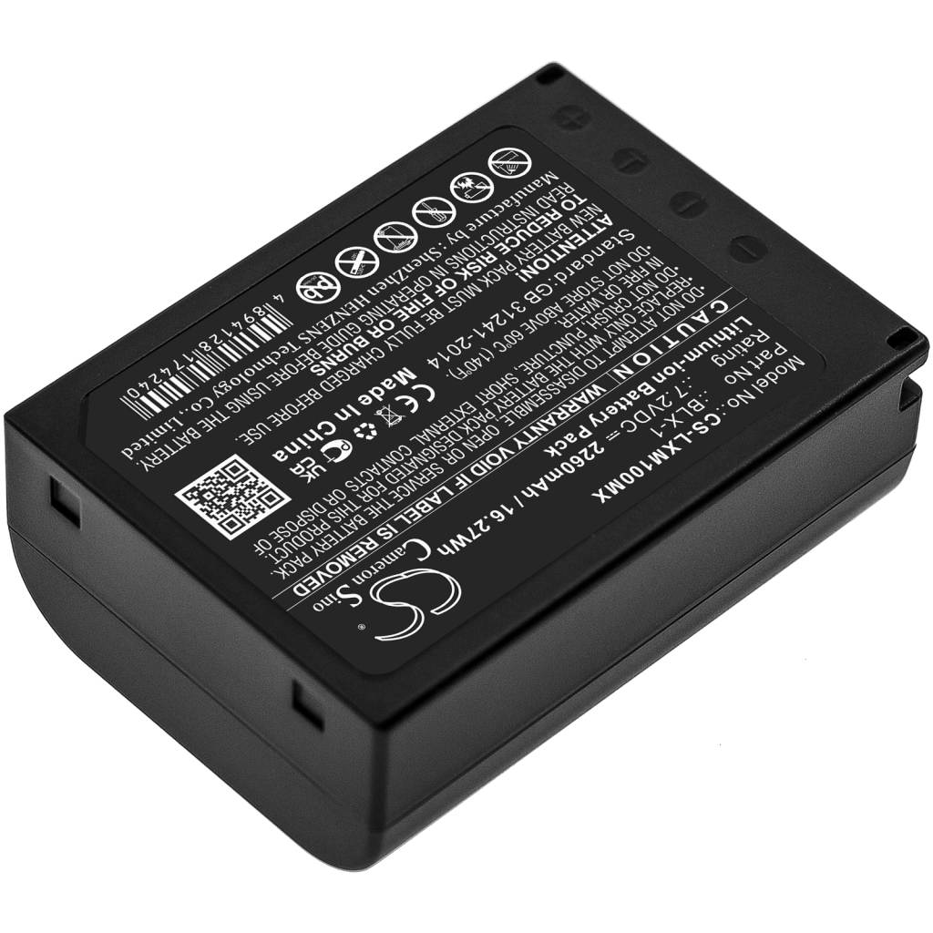 Sostituzione della batteria compatibile per Olympus BLX-1