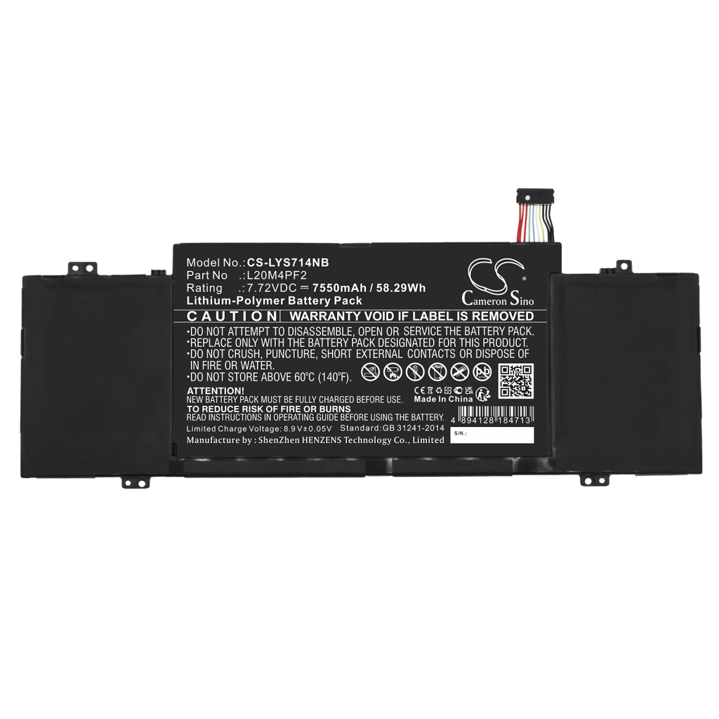 Battery Replaces L20D4PF2