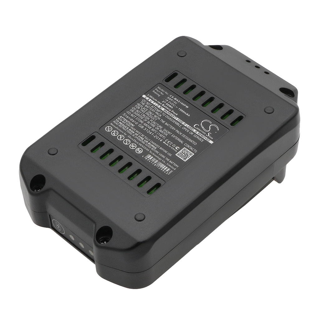 Sostituzione della batteria compatibile per Meister craft BBR 180LI-ION/5I(CNM)R18/65,BBR180