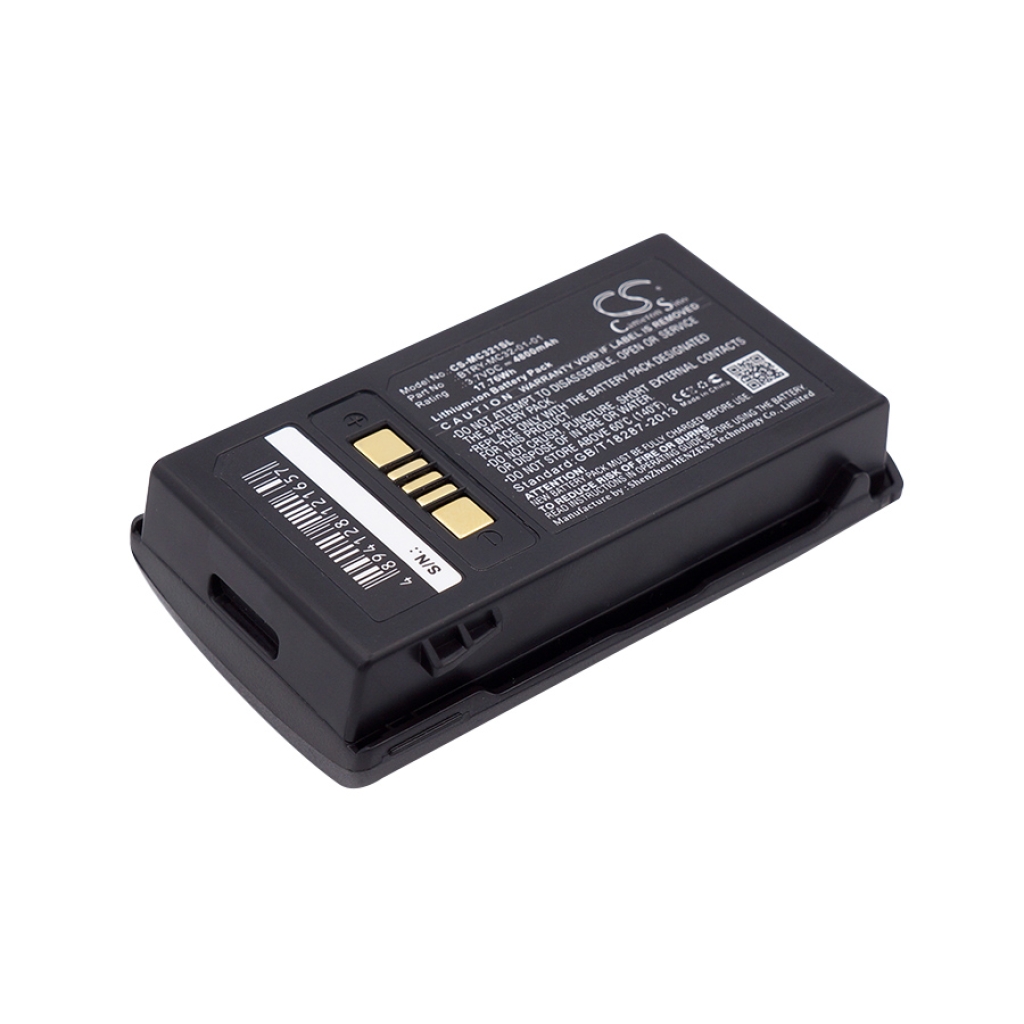 Codice a barre, batteria dello scanner Zebra MC3200