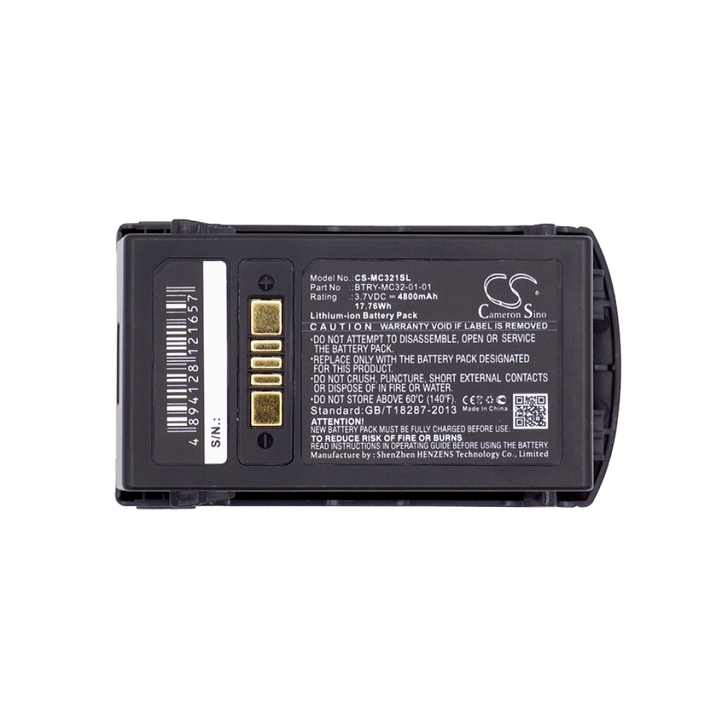 Codice a barre, batteria dello scanner Zebra MC32N0-S